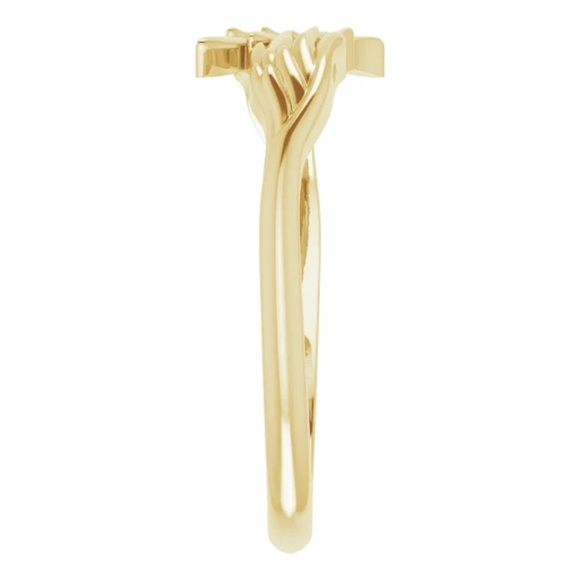 14k Gold Angel Ring - Picture 3 of 12